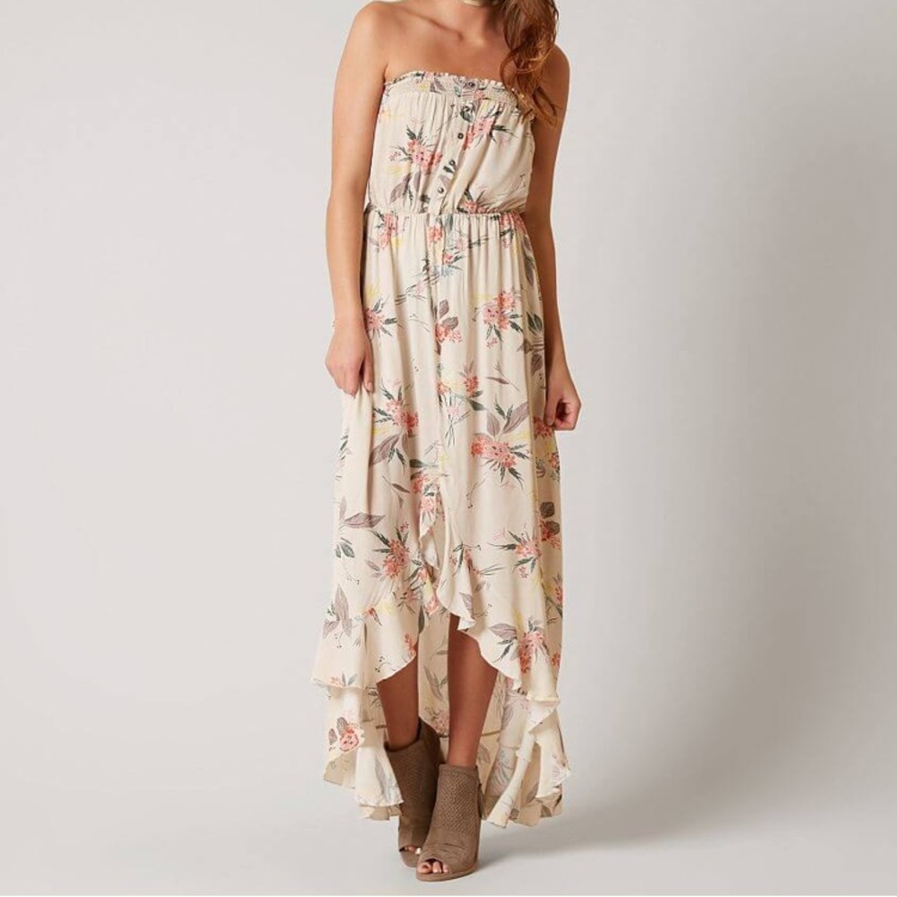 Floral High Low Dress